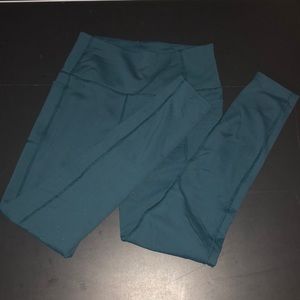 Turquoise leggings